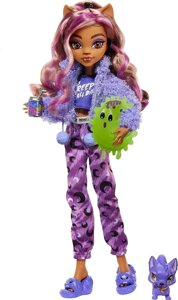 Лялька Монстер Хай Клодін Вульф в піжамі. Monster High Clawdeen Wolf Doll Код/Артикул 75 486