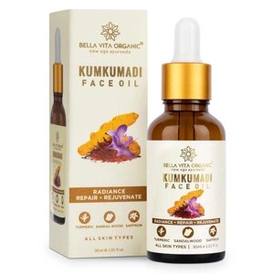 Кумкумаді: олія для обличчя (30 мл), Kumkumadi Face Oil, Bella Vita Під замовлення з Індії 45 днів. Безкоштовна