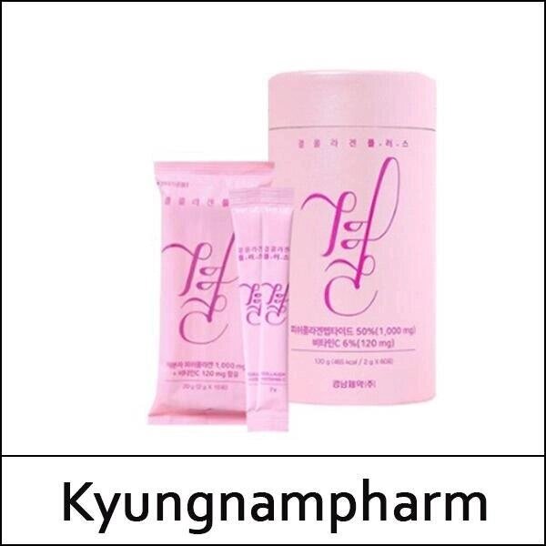 [Kyungnampharm][LEMONA] (jh) Gyeol Collagen Plus 120g 2g * 60ea / Pink / Без коробки (випадок) під замовлення з кореї від компанії greencard - фото 1