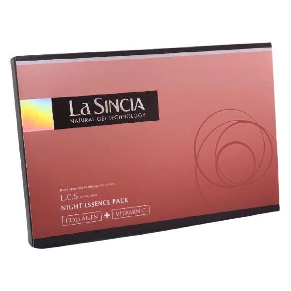 LA SINCIA Night Essence Pack нічна есенція з колагеном та вітаміном C, 15 шт по 1,2 мл під замовлення з Японії за 30 від компанії greencard - фото 1