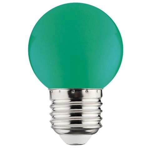 Лампа Діодна 1W E27 A45 зелена Код/Артикул 149 001-017-0001-040 від компанії greencard - фото 1
