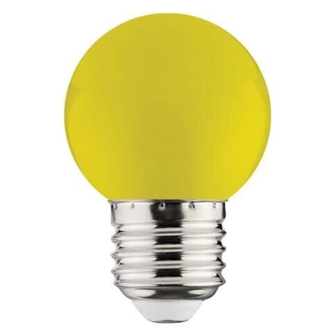 Лампа Діодна "RAINBOW" 1W E27 A45 (жовта) Код/Артикул 149 001-017-0001-020 від компанії greencard - фото 1
