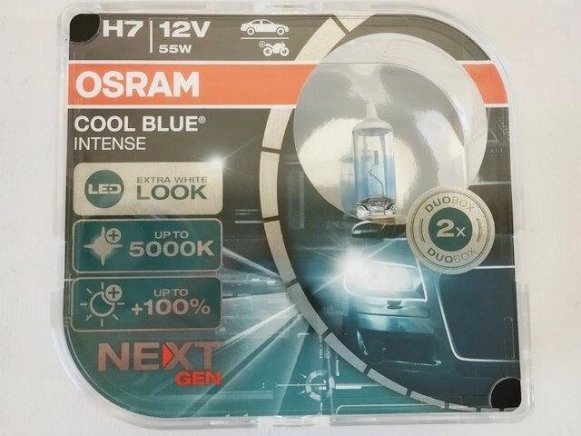 Лампа H7 55W 12V PX26D CBN 5000K Hard Duopet (Osram) 64210CBN-HCB Код/Артикул 30 4177 від компанії greencard - фото 1