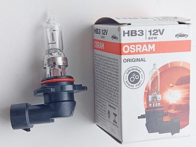 Лампа HB3 60W 12V P20D (Osram) 9005 Код/Артикул 30 4169 від компанії greencard - фото 1