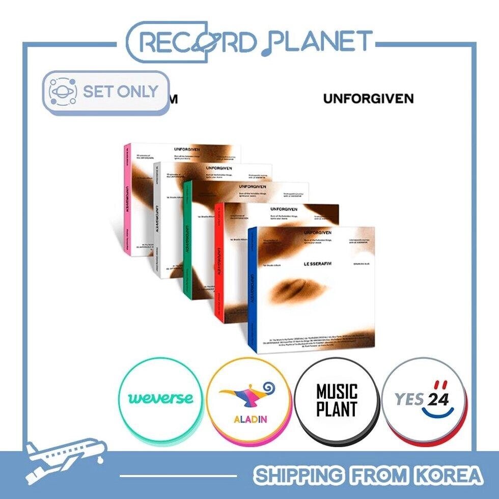 LE SSERAFIM UNFORGIVEN 1-й студійний альбом (КОМПАКТНА версія) під замовлення з кореї 30 днів доставка безкоштовна від компанії greencard - фото 1