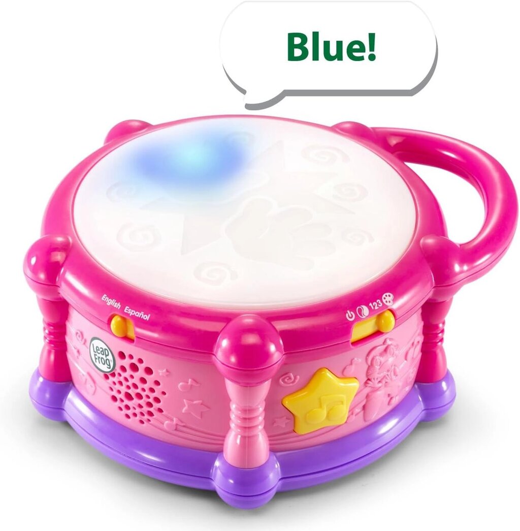 LeapFrog Learn & Groove Color Play Drum Bilingual, Pink. Рожевий барабан Код/Артикул 75 718 Код/Артикул 75 718 від компанії greencard - фото 1