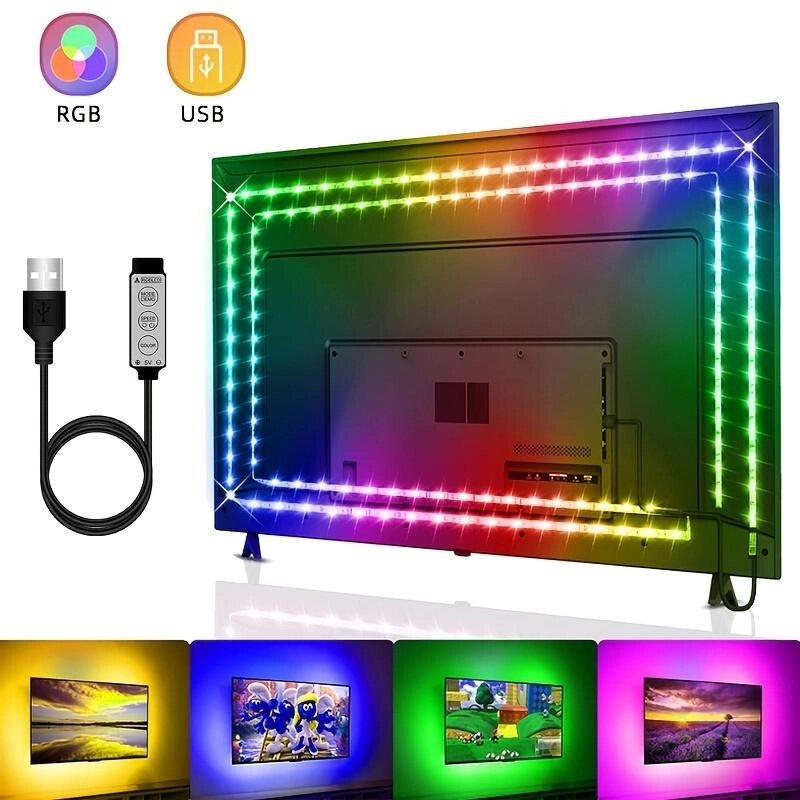 LED-стрічка RGB із USB під замовлення за 30 днів доставка безкоштовна від компанії greencard - фото 1