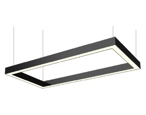 LED світильник фігурний VERONA -R 2400*930мм 200Вт 4200К (нейтральне біле світло) чорний корпус Код/Артикул 149 VR200421