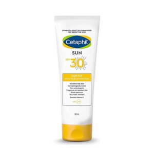 Легкий сонцезахисний гель SPF 30+100мл), Light Gel Very High Protection Sun SPF 30+ Cetaphil Під замовлення з Індії