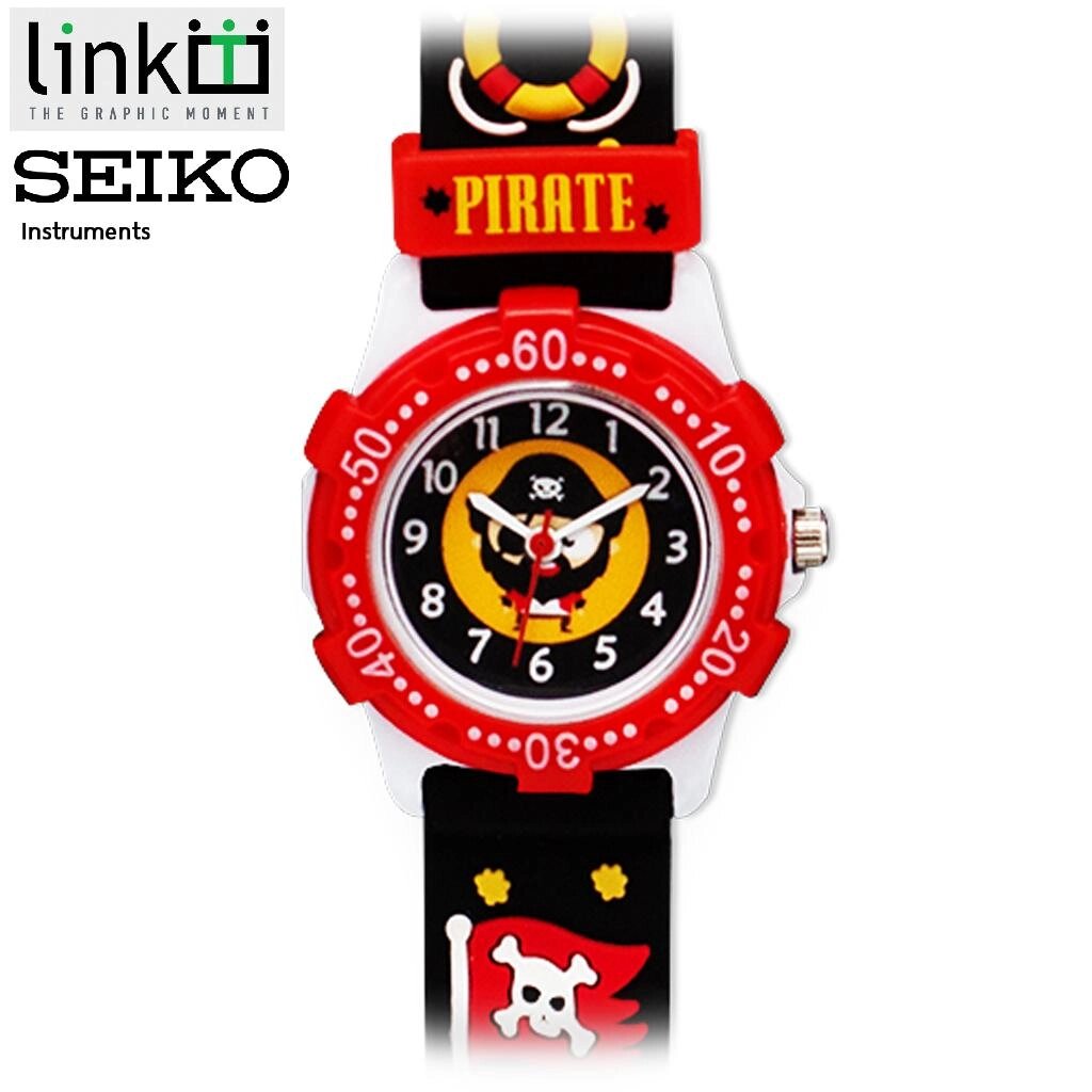 Link Дитячий годинник Linkgraphix Pirate KTS02 — SEIKO Instruments 3D Standard Під замовлення з Таїланду за 30 днів, від компанії greencard - фото 1