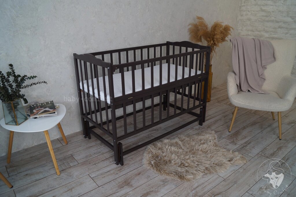 Ліжко дитяче Baby Comfort Малюк з маятником венге Код/Артикул 15 від компанії greencard - фото 1