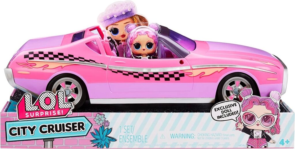 Лол міський кабріолет LOL Surprise City Cruiser, Pink Код/Артикул 75 1060 від компанії greencard - фото 1