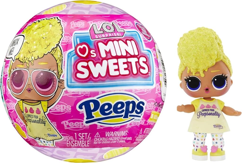 LOL Surprise Loves Mini Sweets Peeps. Лол кулька пасха курчатко мінісвітс Код/Артикул 75 872 від компанії greencard - фото 1