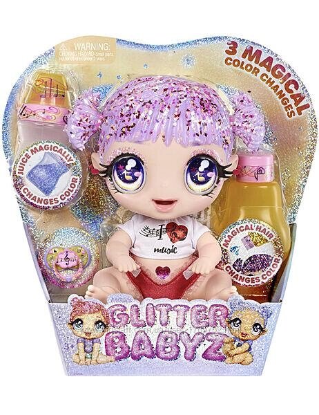 Лялька Глітер Бебіс Мелодія MGA Entertainment Glitter Babyz Melody Highnote Код/Артикул 75 49 від компанії greencard - фото 1