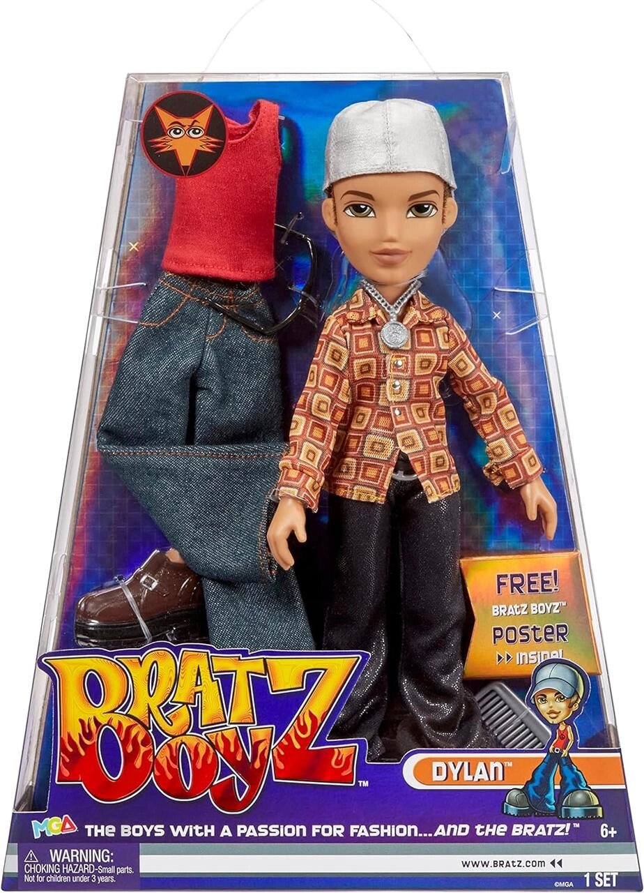 Лялька хлопчик Ділан. Bratz Original Fashion Doll Dylan Код/Артикул 75 549 від компанії greencard - фото 1