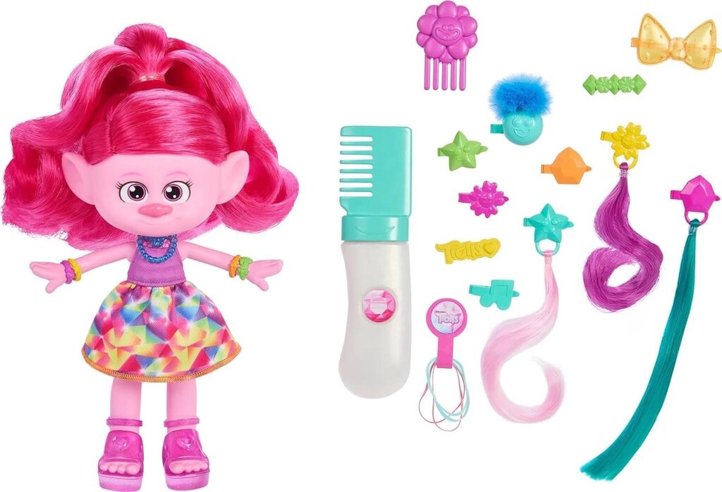 Лялька Mattel DreamWorks Trolls Поппі Queen Poppy, Троллізнову разом 2023 Код/Артикул 75 1163 Код/Артикул 75 1163 від компанії greencard - фото 1