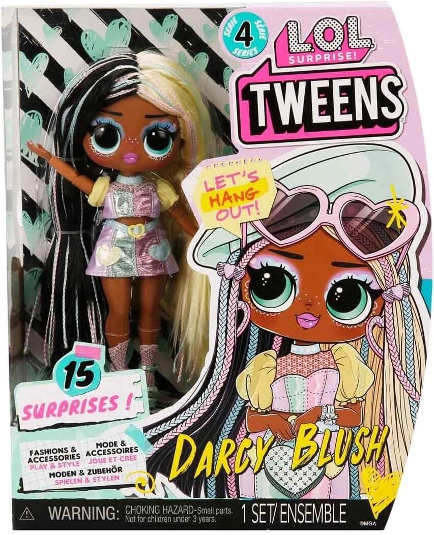 Лялька Tweens Series 4 Darcy Blush. Лол Дарсі Блаш LOL Surprise Series 4 Код/Артикул 75 1023 Код/Артикул 75 1023 від компанії greencard - фото 1