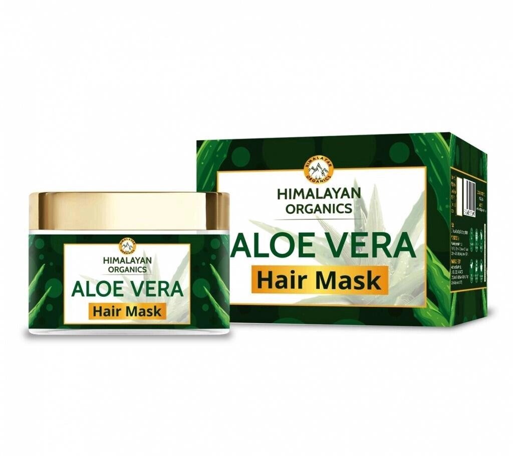 Маска для волосся з Алое віра (200 г), Aloevera Hair Mask,  Himalayan Organics Під замовлення з Індії 45 днів. від компанії greencard - фото 1