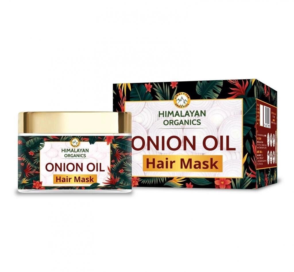 Маска для волосся з цибульною олією (200 мл), Onion Oil Hair Mask,  Himalayan Organics Під замовлення з Індії 45 днів. від компанії greencard - фото 1