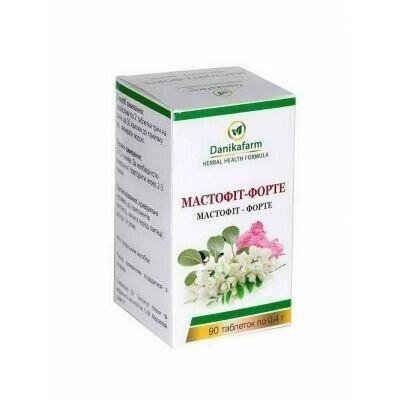 Мастофіт-форте таблетки від мастопатії 90 шт (свіжі терміни) Код/Артикул 194 15-063 від компанії greencard - фото 1