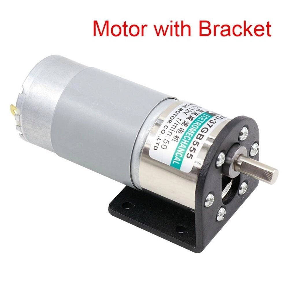 Матовий мотор-редуктор постійного струму 12/24 В, 15 Вт, мікрорегульована повільна швидкість, двигун з постійним Під від компанії greencard - фото 1