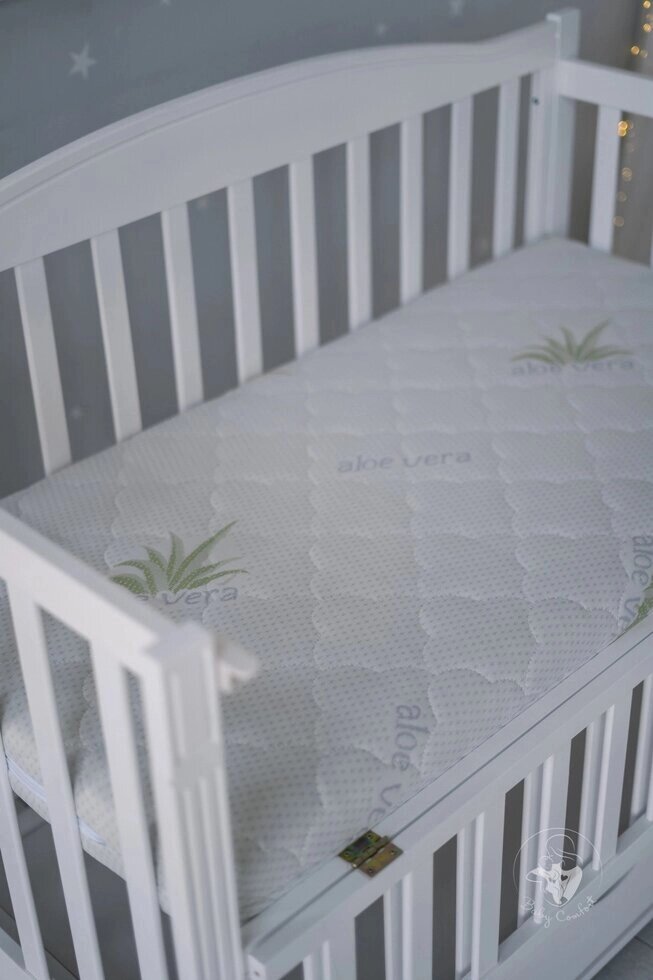 Матрац для дитячого ліжечка Baby Comfort Aloe Vera стьобаний 120*60 см Код/Артикул 15 ВС-Алое12ст від компанії greencard - фото 1