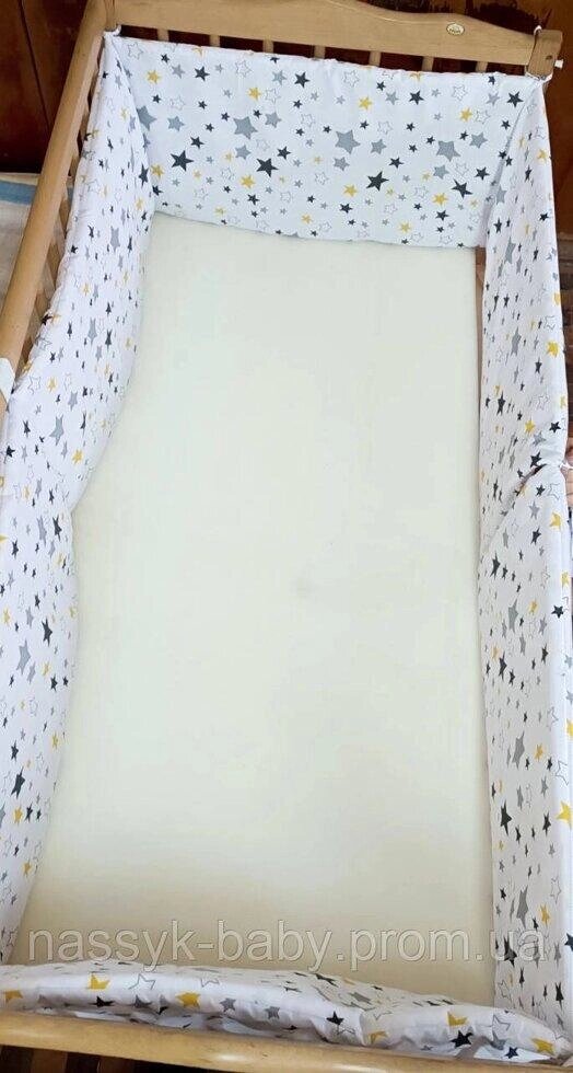 Матрац в дитяче ліжечко+захист+постільна білизна Код/Артикул 41 від компанії greencard - фото 1
