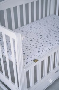 Матрац дитячий Baby Comfort Соня №8 (120*60*8 см) Зірочки сірі Код/Артикул 15 ВС-Соня8-24