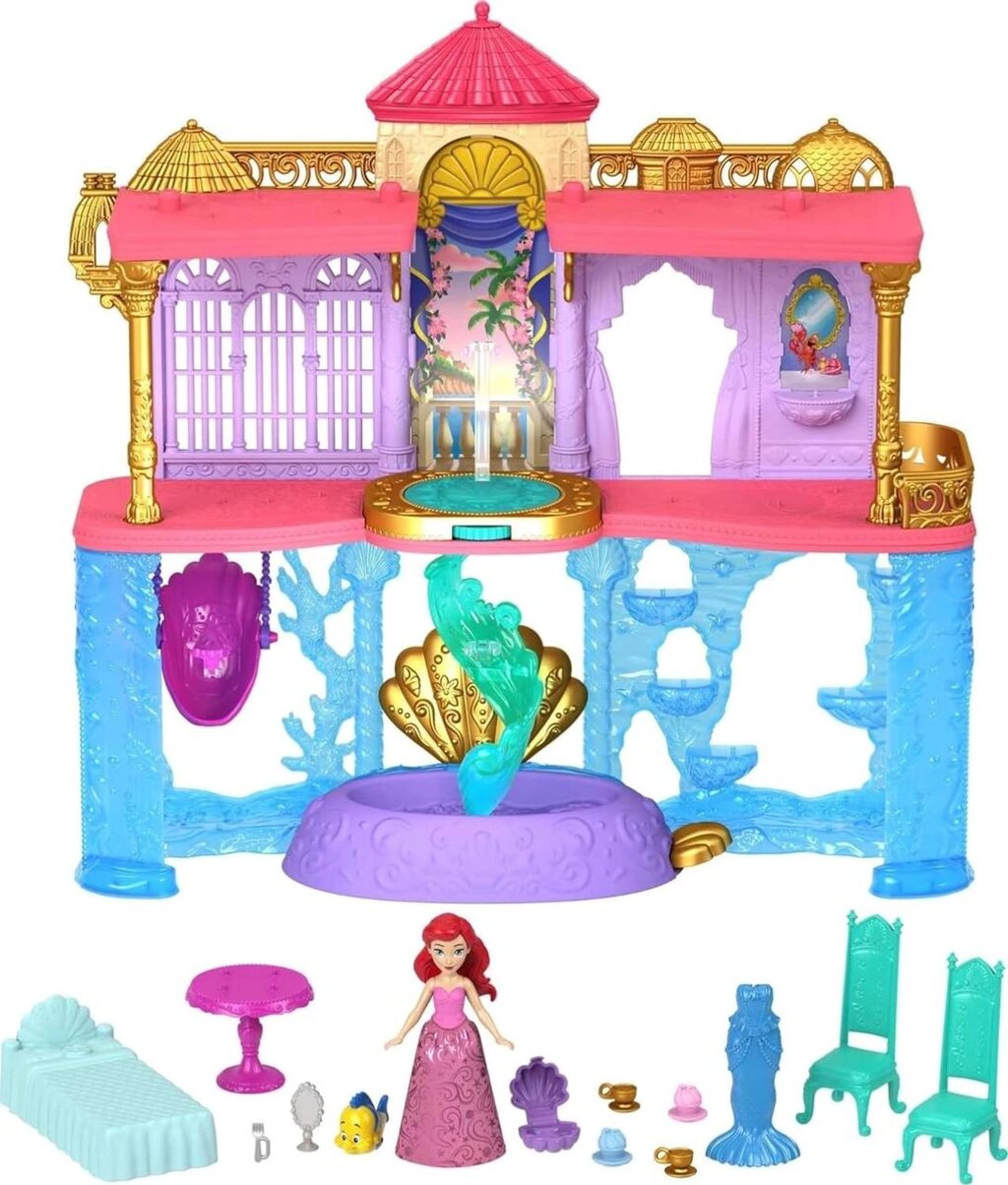 Mattel Disney Princess Doll Playset, Ariel Land. Замок русалоньки Арієль Код/Артикул 75 1050 Код/Артикул 75 1050 від компанії greencard - фото 1