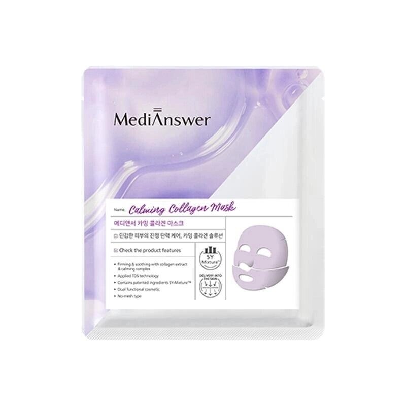 MediAnswer Заспокійлива колагенова маска 37г*5шт під замовлення з кореї 30 днів доставка безкоштовна від компанії greencard - фото 1