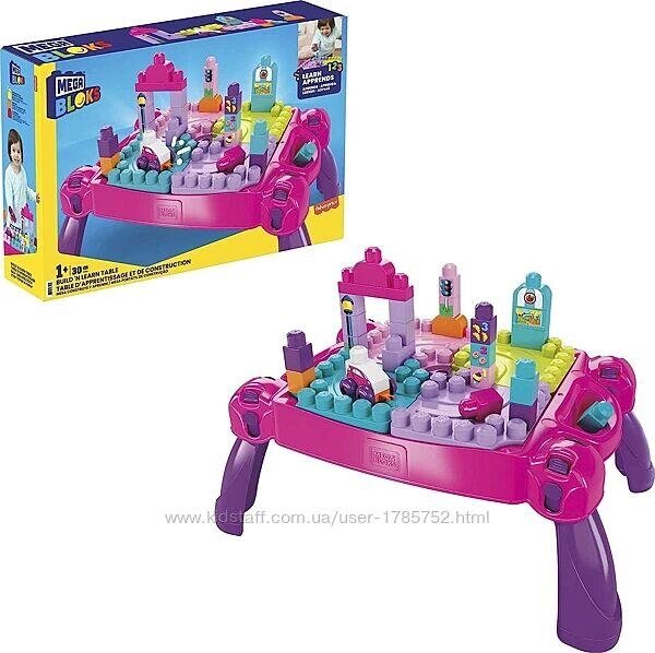 MEGA BLOKS Fisher Price. Ріший столик-конструктор мегаблокс Код/Артикул 75 484 Код/Артикул 75 484 Код/Артикул 75 484 від компанії greencard - фото 1