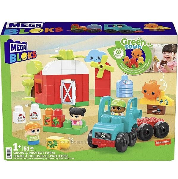 MEGA Bloks Green Town Farm набір ферма з 54 великими блоками Код/Артикул 75 29 Код/Артикул 75 29 Код/Артикул 75 29 від компанії greencard - фото 1