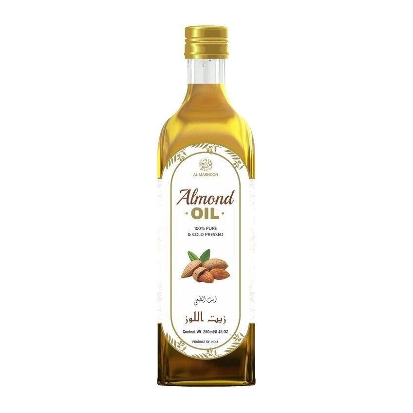 Мигдальне масло (250 мл), Almond Oil,  AL MASNOON Під замовлення з Індії 45 днів. Безкоштовна доставка. від компанії greencard - фото 1