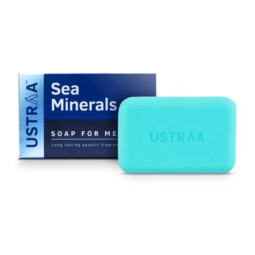 Мило з Морськими мінералами (100 г х 8 шт.), Soap For Men with Sea Minerals,  Ustraa під замовлення з Індії за 45 днів,  від компанії greencard - фото 1