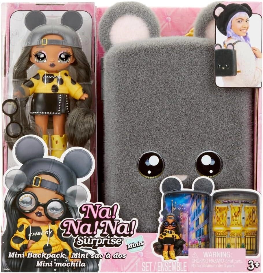 Міні лялька NaNaNaSurprise мишка маріса. Backpack Series 2 Marisa Mouse Код/Артикул 75 1081 від компанії greencard - фото 1