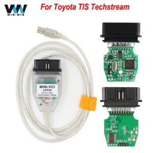 MINI VCI для Toyota TIS Techstream V18.00.008 minivci FTDI для J2534, автоматичний сканер OBD OBD2, автомобільний Під