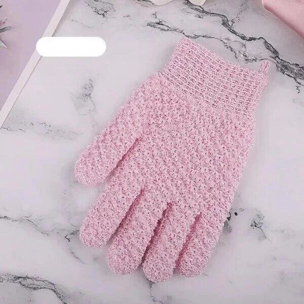 Мочалка рукавичка для душу рожева Код/Артикул 5 0734-1 від компанії greencard - фото 1