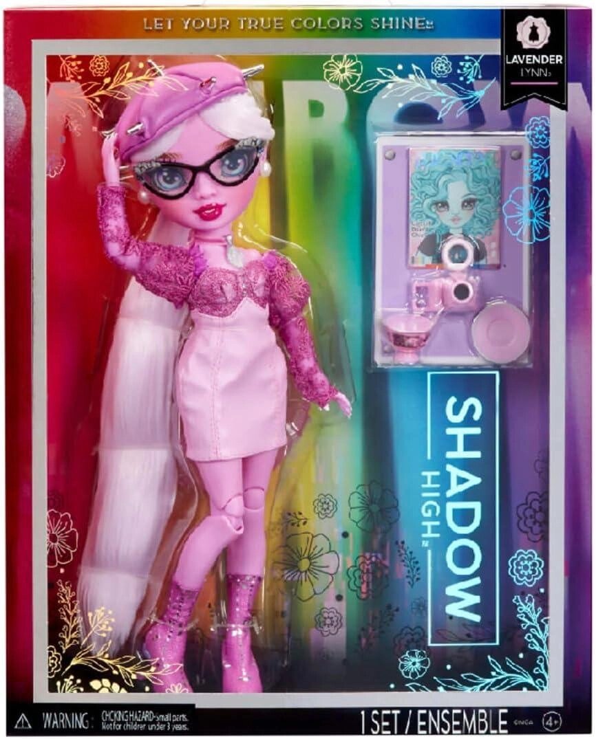 Модна лялька Rainbow High Shadow High Lavender - фіолетова Лаванда Лін Код/Артикул 75 843 від компанії greencard - фото 1