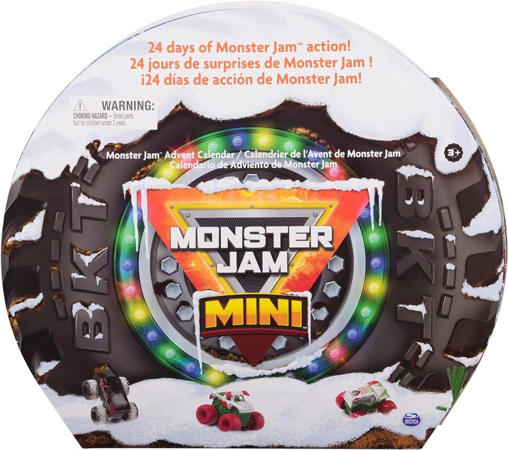 Monster Jam Mini Holiday Advent Calendar, 24 дні міні-вантажівок-монстрів Код/Артикул 75 840 Код/Артикул 75 840 від компанії greencard - фото 1