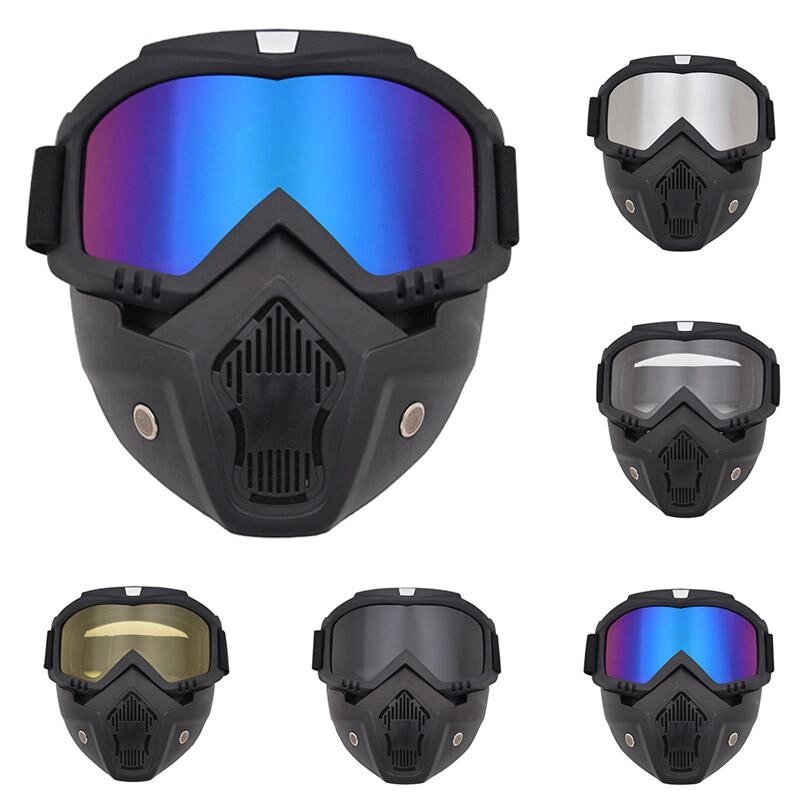 Мотоциклетний шолом Professional Outdoor Cycling Face Mask Goggles for Windproof Ski Snowboard Snowmobile Під від компанії greencard - фото 1