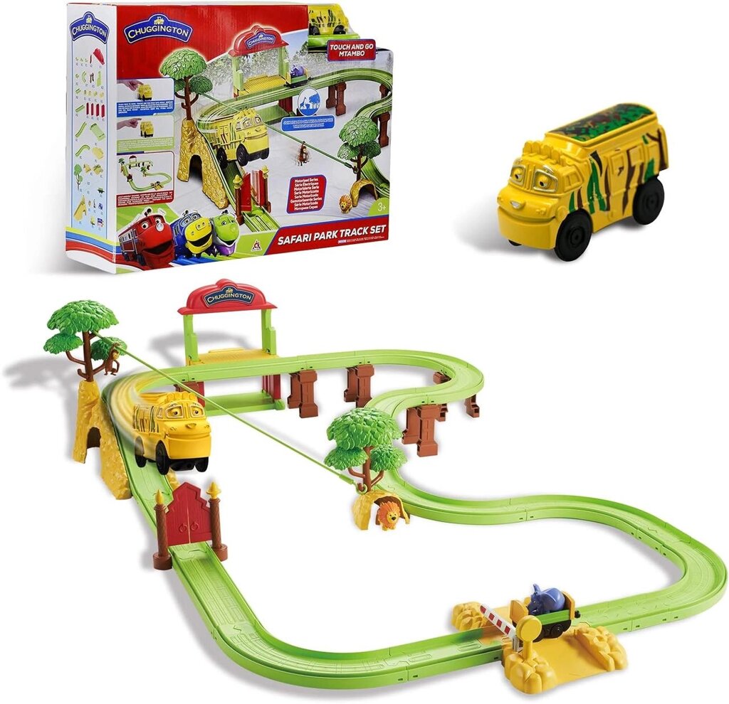 Моторизована залізнична дорога Chuggington Safari Park Track Set Код/Артикул 75 924 Код/Артикул 75 924 Код/Артикул 75 від компанії greencard - фото 1