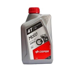 Моторна олива CEPSA MOTO 4T RUTA 66 20W50 (1л) кодартикул 82