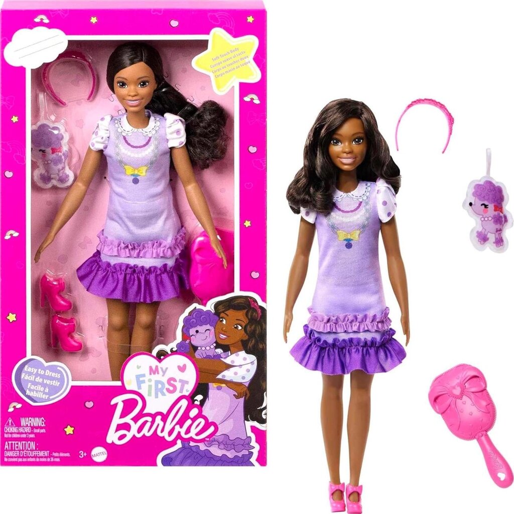 Моя перша барбі Бруклін. Barbie My First Barbie Brooklyn Код/Артикул 75 1016 Код/Артикул 75 1016 Код/Артикул 75 1016 від компанії greencard - фото 1