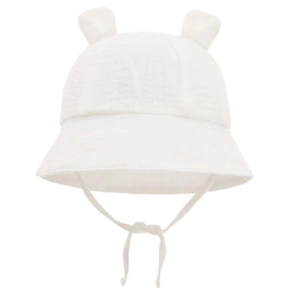Муслінова дитяча шапка, літні аксесуари для новонароджених, бавовняні дитячі шапки для дівчаток та хлопчиків, від компанії greencard - фото 1
