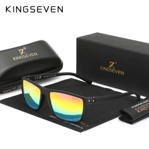 Чоловічі поляризаційні сонцезахисні окуляри KINGSEVEN LC755 Black Rainbow Код/Артикул 184 124210