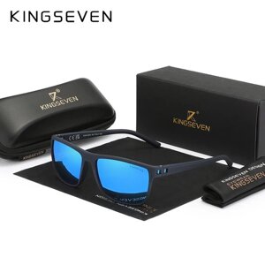 Чоловічі поляризаційні сонцезахисні окуляри KINGSEVEN LC755 Blue Blue Код/Артикул 184 124204