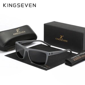 Чоловічі поляризаційні сонцезахисні окуляри KINGSEVEN LC755 Gray Gray Код/Артикул 184