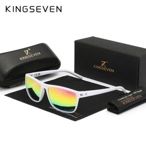 Чоловічі поляризаційні сонцезахисні окуляри KINGSEVEN LC755 White Rainbow Код/Артикул 184
