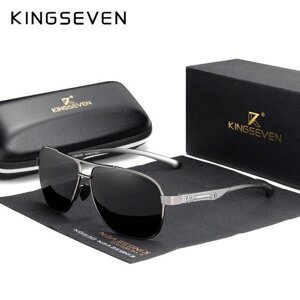 Чоловічі поляризаційні сонцезахисні окуляри KINGSEVEN N7188 Gun Gray Код/Артикул 184