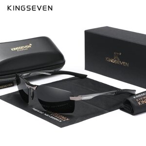 Чоловічі поляризаційні сонцезахисні окуляри KINGSEVEN N7241 Gun Gray Код/Артикул 184